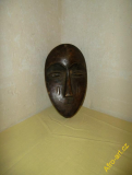 pasová maska Tikar Kamerun