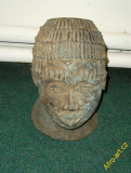 hlava beninský bronz