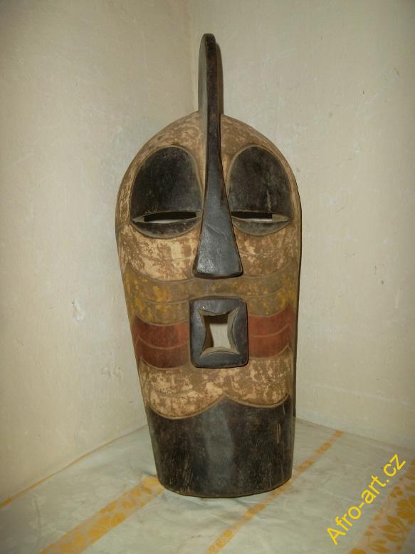 velká kubistická maska Songye Kongo
