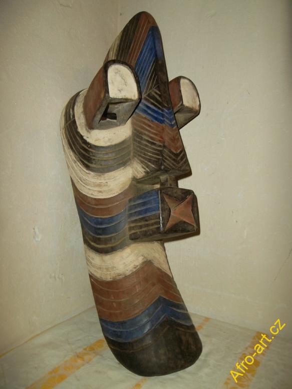 velká kubistická maska Songye Kongo